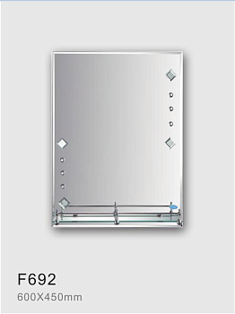F692(зеркало. полка. 600*450 )