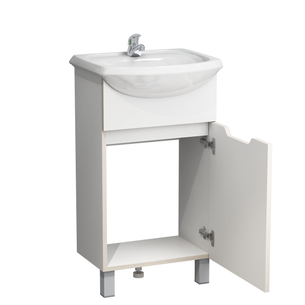 Тумба Гамма 45 белая (3)