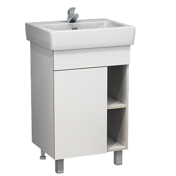 Ника 55 Тумба (Нео 55) белый (собр.)