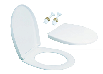 Сиденье для унитаза белое СПУ-1