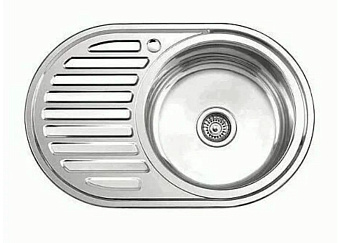 L87750-6R (Глянцевая мойка 770*500мм, 0.6мм) правая