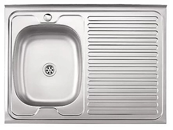 L78060-L Матовая Мойка 800*600*140мм, 0.4мм