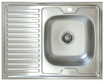 L98060-R (Глянцевая мойка правая 800*600мм, 0.8мм)