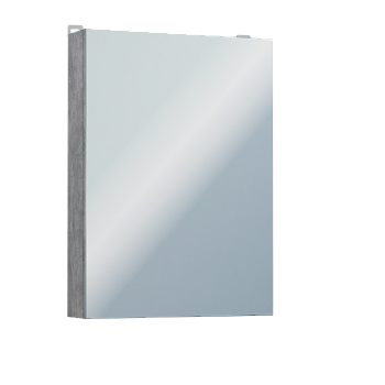 Гамма / Арива Шкаф-зеркало 50 бетон натуральный