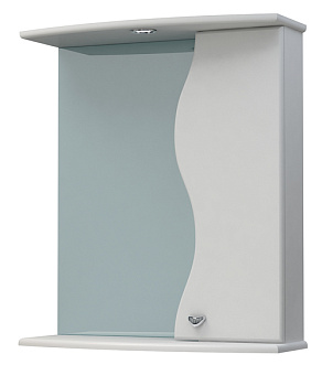 Флокс Шкаф-зеркало 60С белый правый